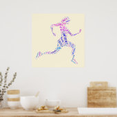 Poster Coureur (Cuisine)