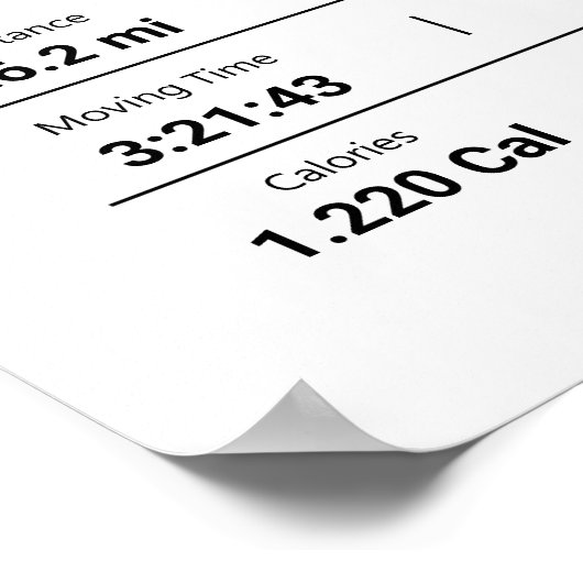 Poster Coureur (Coin)