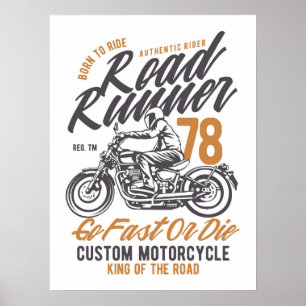 Poster Coureur de route 78