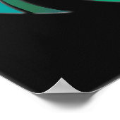 Poster Coureur de route bleu (Coin)