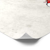 Poster Coureur de route en Basket rouge (Coin)