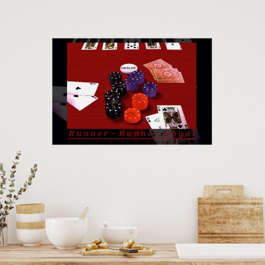 Poster Coureur - Runner Royal (Cuisine)