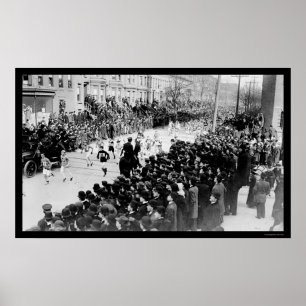 Poster Coureurs du Marathon de Brooklyn 1909