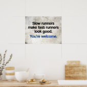 Poster Coureurs lents (Cuisine)