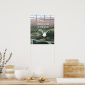Poster Courir De Mouette Mignonne Est Bon Pour Votre Sant (Cuisine)