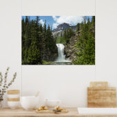Poster Courir Eagle Falls au parc national des Glaciers (Cuisine)