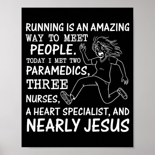 Poster Courir est une façon incroyable de rencontrer des  (Devant)