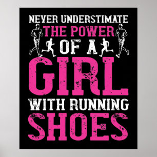 Poster Courir - Ne jamais sous-estimer le champion