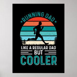 Poster Courir papa