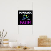 Poster Courir sur la foi Christian Runner (Cuisine)