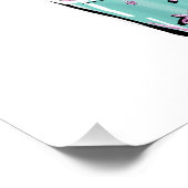 Poster Courir sur le café et les cartes de crédit (Coin)