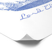 Poster Couronne bleue personnalisée (Coin)