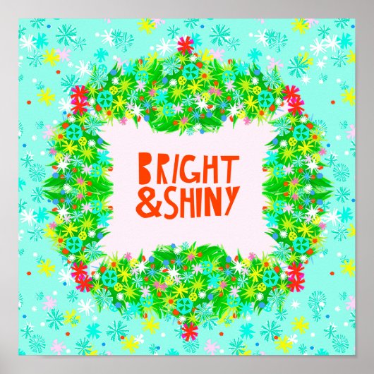 Poster Couronne brillante et brillante (Devant)