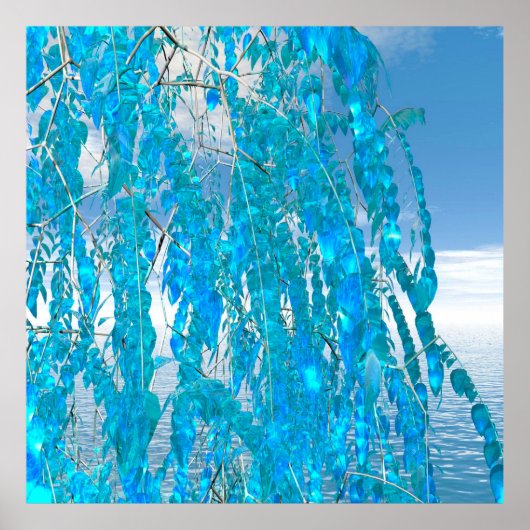 Poster Couronne d'arbres en cristal (Devant)