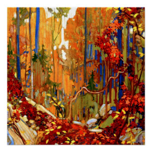 Poster Couronne d'automne, beaux-arts par Tom Thomson,