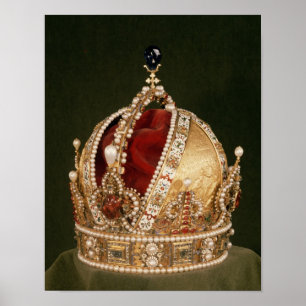 Poster couronne de couronnement de Rudolph II, c.1576