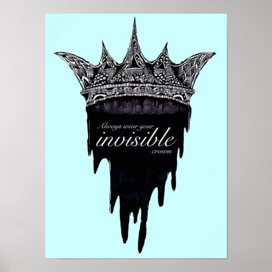 Poster Couronne de dérive avec texte - v2 (Devant)