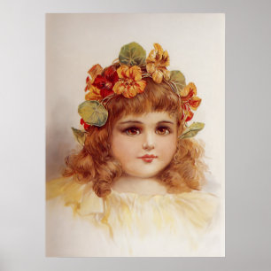 Poster Couronne de Nasturtium