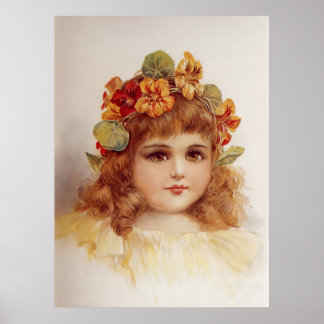 Poster Couronne de Nasturtium