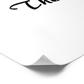 Poster Couronne de Noël Monogramme Personnalisable (Coin)