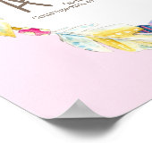 Poster Couronne de nom d'Athéna avec plume et perles sign (Coin)