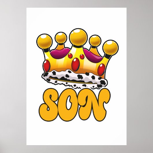 Poster Couronne de roi de fils (Devant)