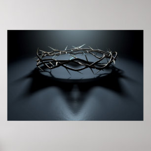 Poster Couronne D'Eaux Avec Carte Ombre Royale
