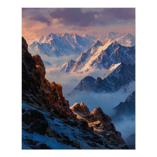 Poster Couronne des pics silencieux (Devant)