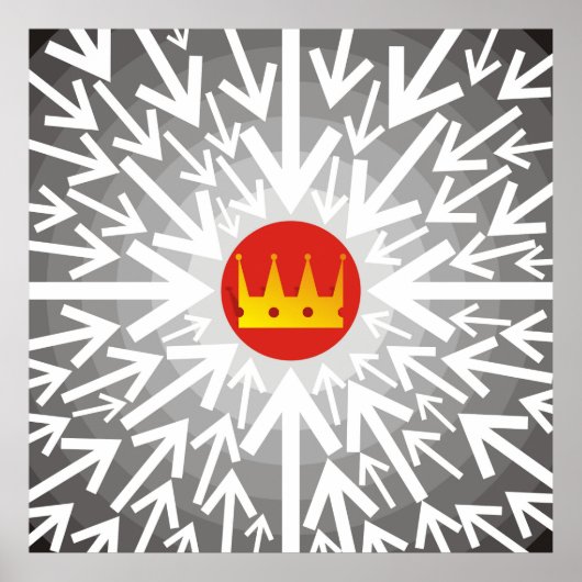 Poster Couronne dorée (Devant)