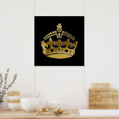 Poster Couronne dorée (Cuisine)