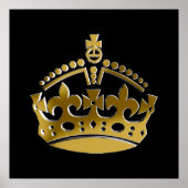 Poster Couronne dorée (Devant)