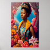 Poster Couronne princesse de bronze avec veste (Devant)