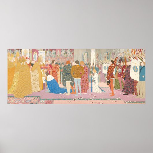 Poster Couronnement de Dauphin - Boutet de Monvel Art (Devant)