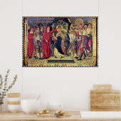 Poster Couronnement du Pape Celestine V en août 1294 (Cuisine)