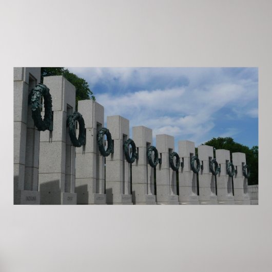 Poster Couronnes commémoratives de la Seconde Guerre mond (Devant)