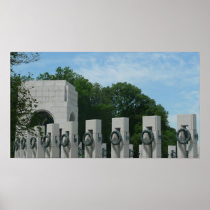 Poster Couronnes du mémorial de la Seconde Guerre mondial