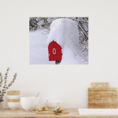 Poster Courrier hivernal (Cuisine)