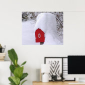 Poster Courrier hivernal (Bureau à domicile)