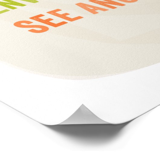 Poster Cours d'art Enseigner aux enfants // 24 x 30 Poste (Coin)