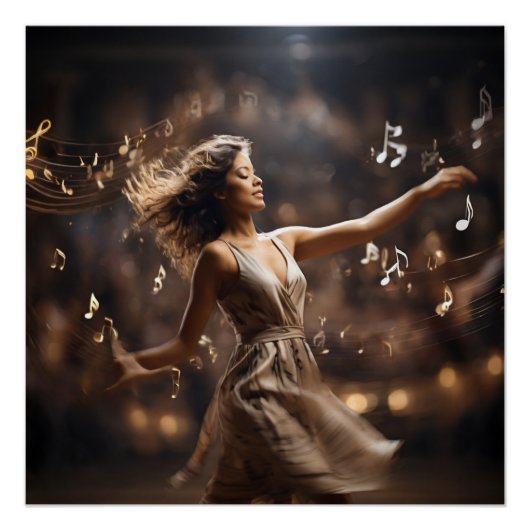 Poster cours de danse (Devant)