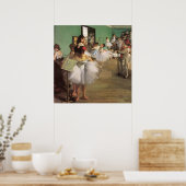 Poster Cours de danse par Degas, Impressionnisme vintage (Cuisine)