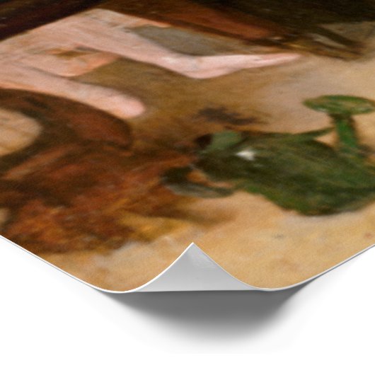 Poster Cours de danse par Edgar Degas (Coin)