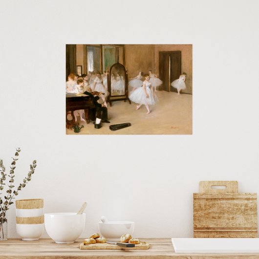 Poster Cours de danse par Edgar Degas (Cuisine)