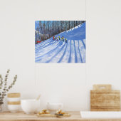 Poster Cours de ski Tignes France (Cuisine)