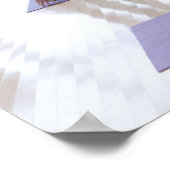 Poster cours de yoga avec instructeur dans un (Coin)