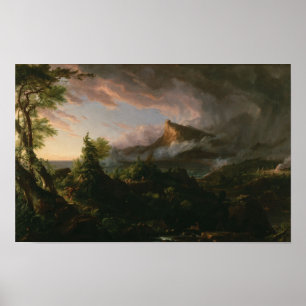 Poster Cours d'Empire : L'État Savage — Cole