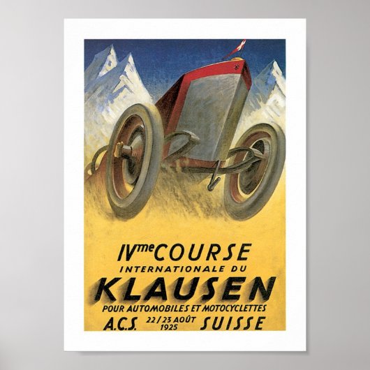 Poster Cours Internationale du Klaussen (Devant)