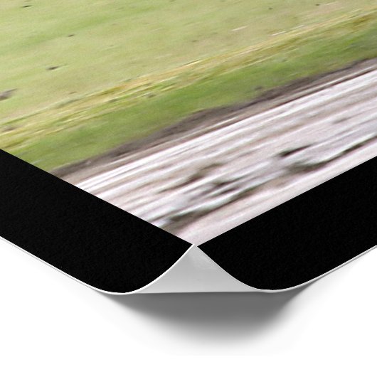 Poster Course à cheval (Coin)