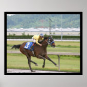 Poster Course à cheval (Devant)