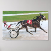 Poster course à cheval (Devant)